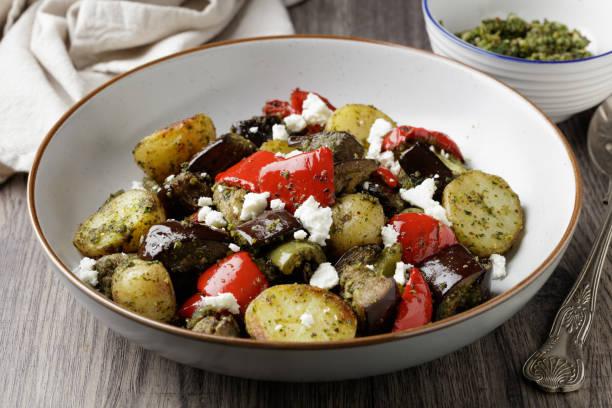 Easy Eggplant Chickpea Salad Recipe