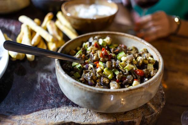 Eggplant Chickpea Salad Recipe