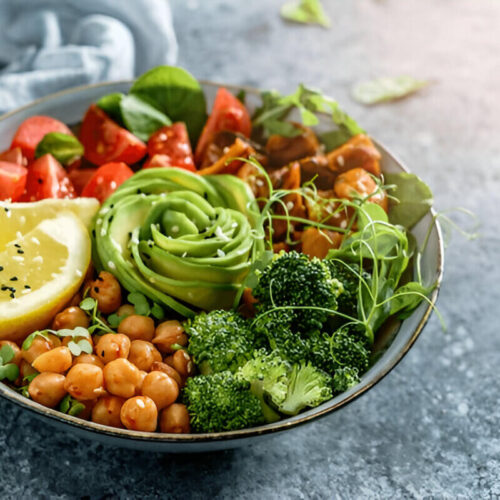 Vegan Chickpea & Quinoa Buddha Bowl