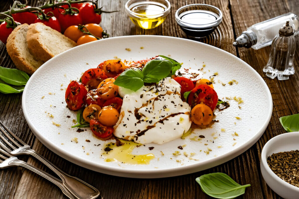 Burrata Caprese Salad Recipe