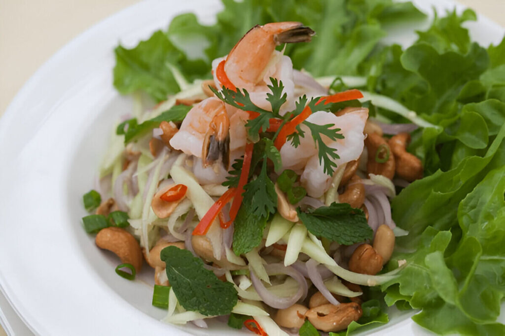Thai Salad with Mango and Prawns