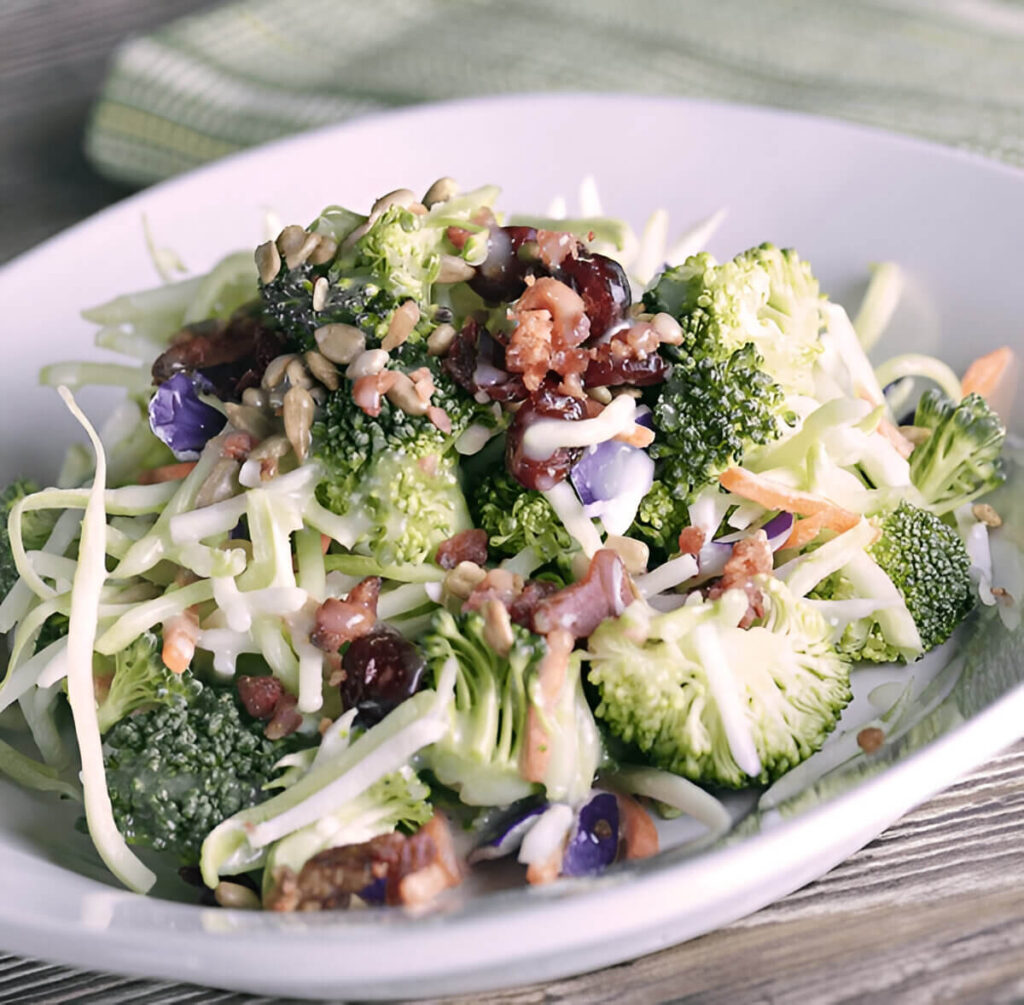 Broccoli Cauliflower Salad